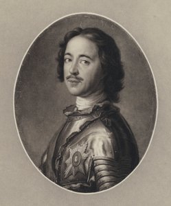 Büyük Peter (lito) by Jean Marc (after) Nattier