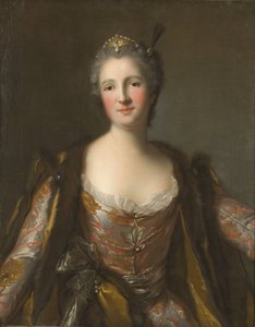 Elisabeth Catherine de Besenval, markiz de Broglie, en sultane - Marquise de Broglie (1718-1777), nee Freiin von Besenval von Brunstatt, as Sultan, Nattier, Jean-Marc (1685-1766). Tuval üzerine yağlıboya. 1742 Ebat : 81x63 cm. Ulusal Müze Stockholm by Jean Marc Nattier