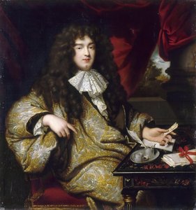 Jean-Baptiste Colbert, Seignelay Markisi 1651-1690 by Jean Marc Nattier