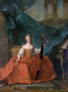 Fransa Prensesi Anne Henriette 1727-1752 by Jean Marc Nattier