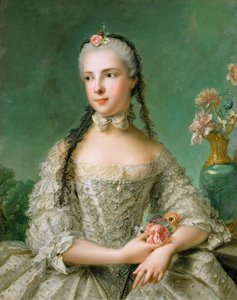 Rokoko: Parma Prensesi Isabella (1741-1763), Avusturya Arşidüşesi par Nattier, Jean-Marc (1685-1766) portresi