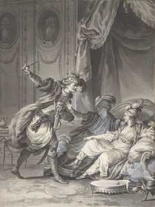 Onlar oradayken amca gelir, ca. 1778.