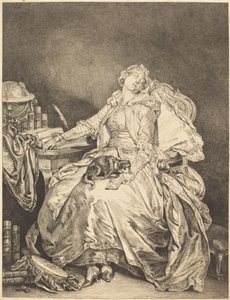 Uyku Felsefesi by Jean Michel Moreau after Jean Baptiste Greuze