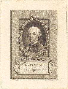 D. Pineau, Heykeltıraş by Jean Michel Moreau after Pierre Paul Merelle