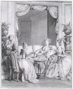 I.S. tarafından kazınmış iyi dostum, korkmayın. Helman (1743-1809) by Jean Michel the Younger Moreau