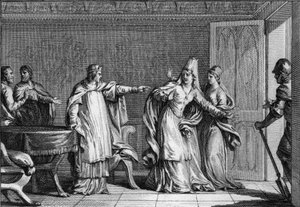 Frankların Kralı Louis V the Faineant (966-987), kocası Kral Lothaire