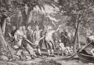 Mirabeau (Honore Gabriel Riqueti, Mirabeau Kontu) by Jean Michel the Younger Moreau