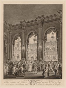 maskeli balo by Jean Michel the Younger Moreau