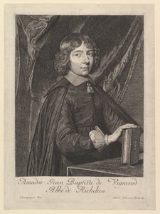 Amador Jean-Baptiste de Vignerod, Abbe de Richelieu. by Jean Morin