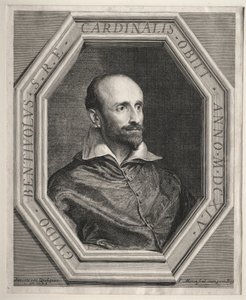Kardinal Guido Bentivoglio, Papalık Nuncio, Louis XIII Mahkemesinde. by Jean Morin