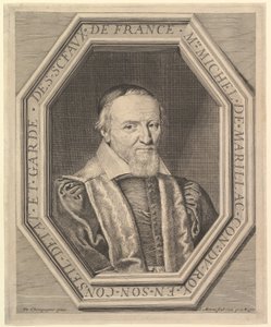 Michel de Marillac, Devlet Danışmanı ve Mühürlerin Bekçisi, 17. yüzyıl. by Jean Morin