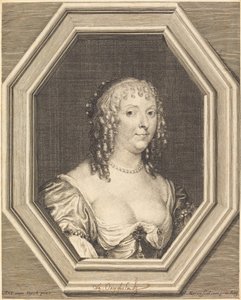 Anne Sophie Herbert, Carnarvon Kontesi by Jean Morin after Sir Anthony van Dyck