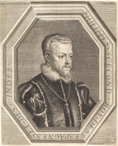 Philippe II, İspanya Kralı by Jean Morin after Titian