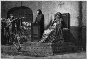 Papa Formosa ve Stephen VII. Kadavra Konseyi, 897: Mezardan çıkarmanın başlangıcında, Papa VI. veya VII.