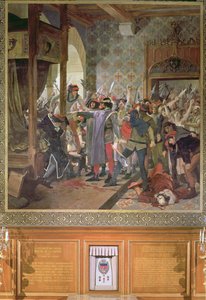 1358'de Dauphin'i Mob'dan koruyan Etienne Marcel (d.1358) by Jean Paul Laurens