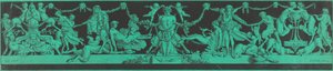 Mısır ve Klasik Figürlerle Bir Bacchanle by Jean Philippe Guy le Gentil, Comte de Paroy, after Charles Monnet
