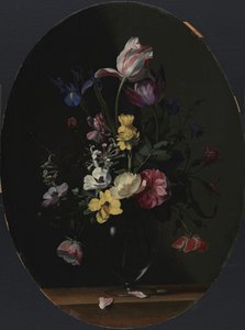bir vazo çiçek by Jean Picart