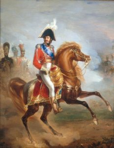 Joachim Murat / Reiterbildnis / J.P. Franque by Jean Pierre Franque