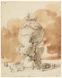 Paris Meydanı'na Dikilecek Bir Kamu Anıtı Tasarımı by Jean Pierre Louis Laurent Houël