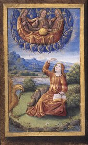 Lettres bâtardes'ten Kutsal Üçlü, yaklaşık 1490-1510