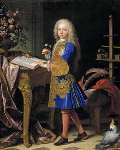 Charles III çocukken, 1724.