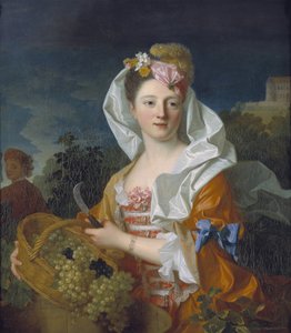 Pomona Olarak Bir Hanımefendinin Portresi by Jean Ranc