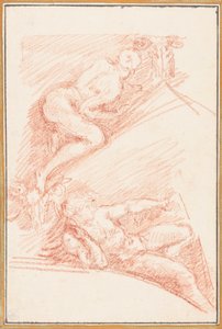 Sistine Şapeli tavanından figürler by Jean Robert Ango