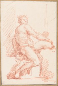 Sistine Şapeli tavanından Ignudo by Jean Robert Ango
