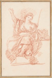 Oturan alegorik figür by Jean Robert Ango