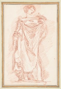Chiton içinde duran erkek figürü by Jean Robert Ango