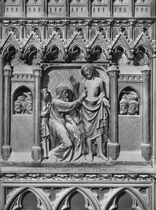 Katedral, iç mekan, koro ekranı, havarilere görünen İsa Mesih, St. Thomas