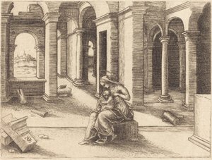 Bakire ve Çocuk by Jean de Gourmont I