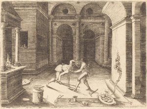 Dövüşen İki Çırak by Jean de Gourmont I
