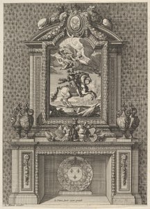 Manto Üzerinde Louis XIV Tablosu ile Baca, 