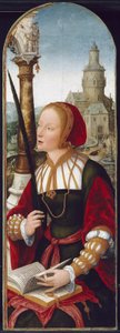 Aziz Barbara, c.1520 by Jean the Elder Bellegambe