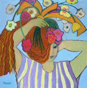 Saçındaki Çiçekler, 2003-04 (tuval üzerine akrilik)