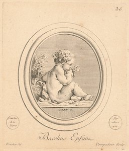 Bacchus enfant by Jeanne Antoinette Poisson, marquise de Pompadour after François Boucher after Jacques Guay