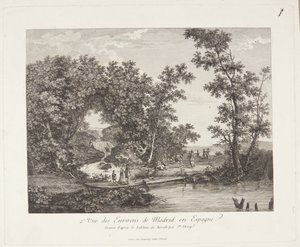 Madrid çevresinin görünümü (2. Vue des Environs de Madrid en Espagne)