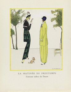 Bahar Sabahı, bar. 1914 (kalıp baskısı) by Jeanne Magnin