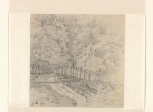 Ağaçlar ile manzara by Jeanne Marie Heynsius (signed by artist)