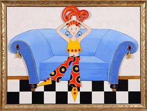 Divan Diva, 2008 (gemide akrilik)