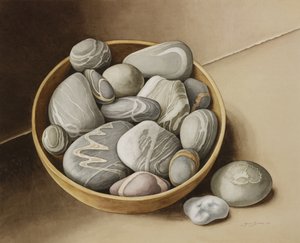 Bowl of Pebbles, 2005 (kağıt üzerinde wc)