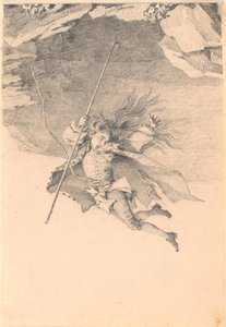 Niels Klim yeraltı dünyasına çarpıyor by Jens Juel