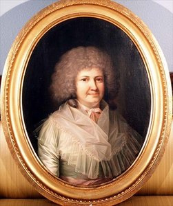 Bir bayanın portresi, Bayan Mackway by Jens Juel