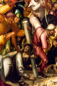 Haçın Taşınması, 1515 civarı (Kozalaklı ağaç üzerine tempera ve yağlıboya)