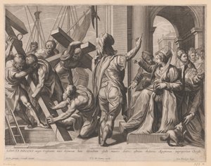 H. Helena ve Calvary Üç Haç Kazısı by Jerôme David