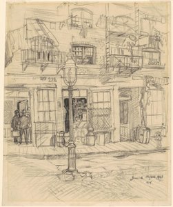 New York Sokak Sahnesi by Jerome Myers