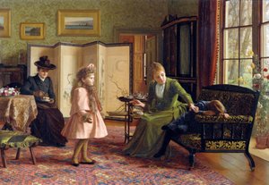 İlk Tanıştığımızda Hayllar, Jessica (1858-1940). Tuval üzerine yağlı boya, ebat : 45,7x66