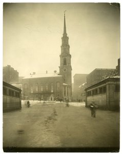 Park Street Kilisesi, ABD, c.1902-10 (jelatin gümüşü fotoğraf) by Jessie Tarbox Beals