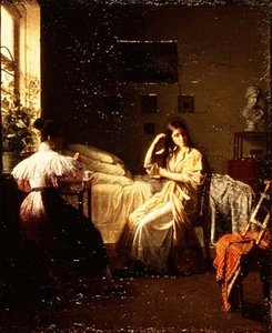 Arkadaşlar (tuval üzerine yağlı boya) by Jevgraf Fiodorovitch Krendovsky